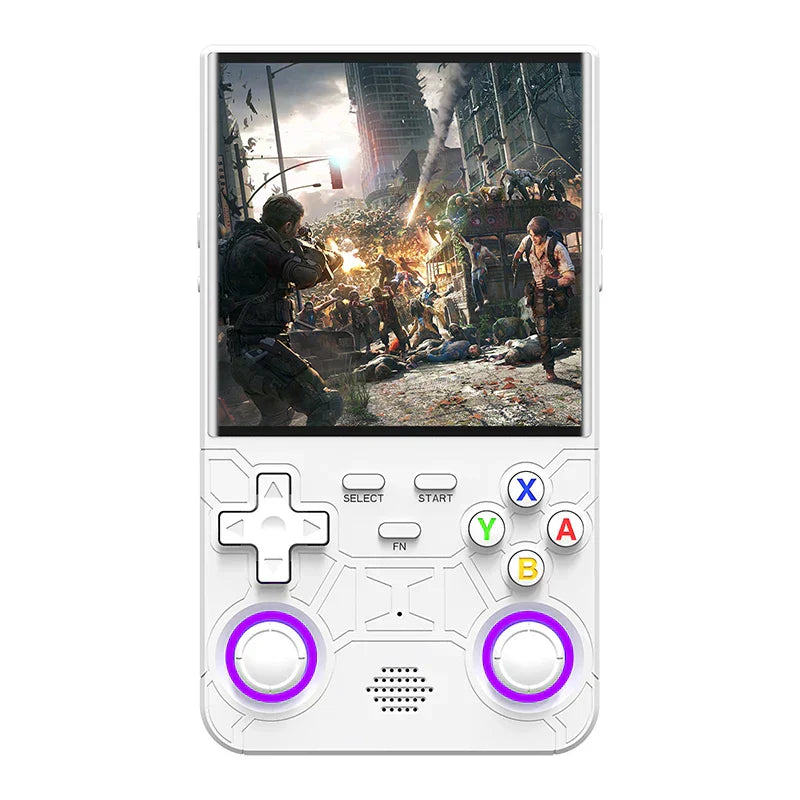 R36 Ultra white handheld console front view