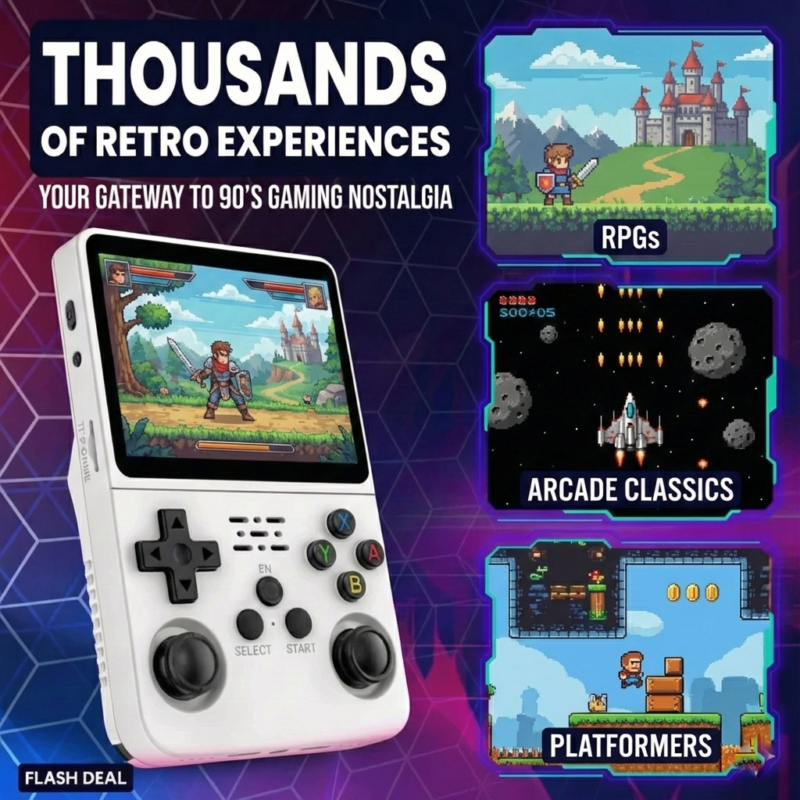 R36S Retro Handheld Game Console