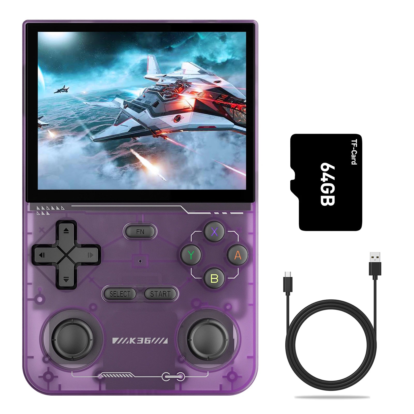 K36 Retro Handheld Game Console