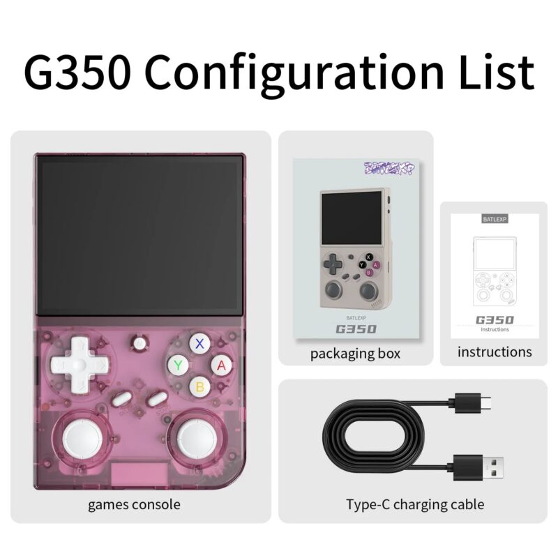G350 Retro Handheld Console - 3.5-inch IPS Pick