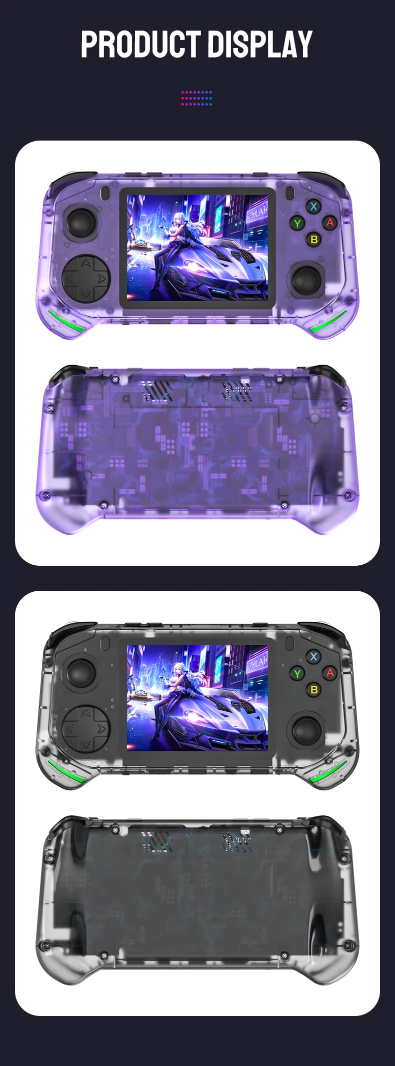 RX6H Retro Handheld Game Console