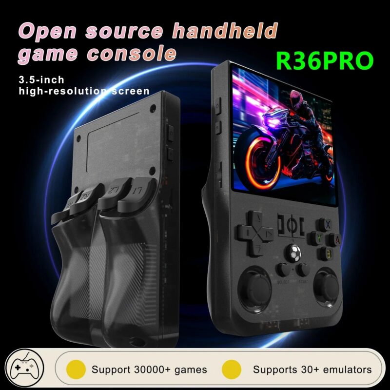 R36 Pro Retro Handheld Game Console