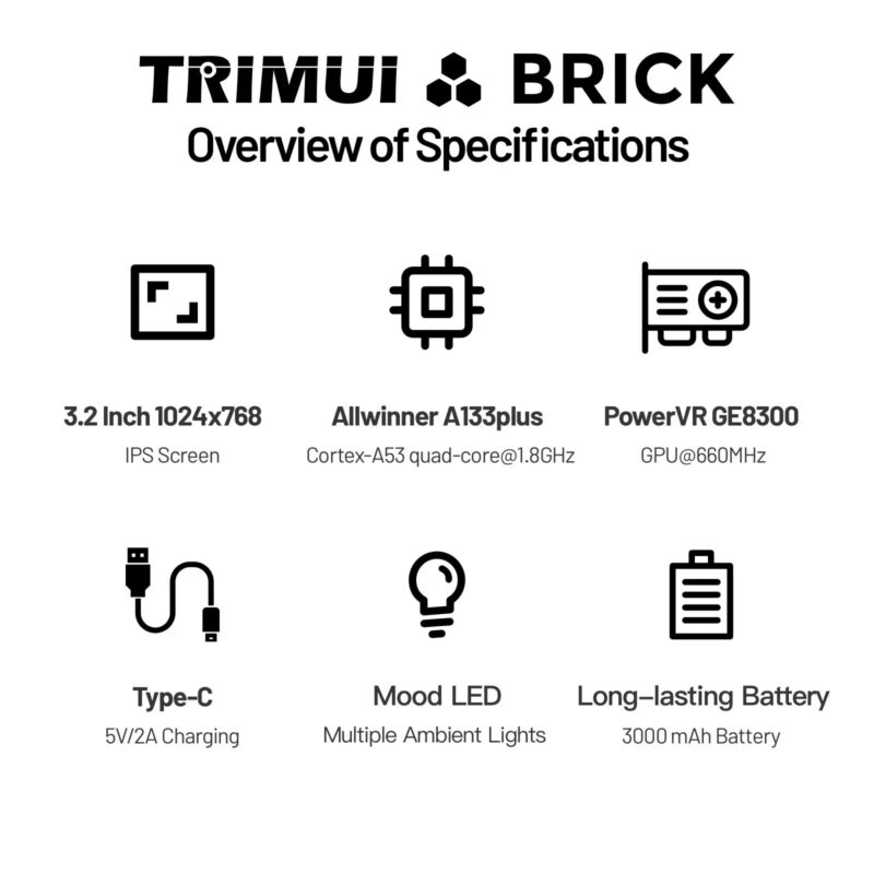 TRIMUI Brick Retro Handheld Console