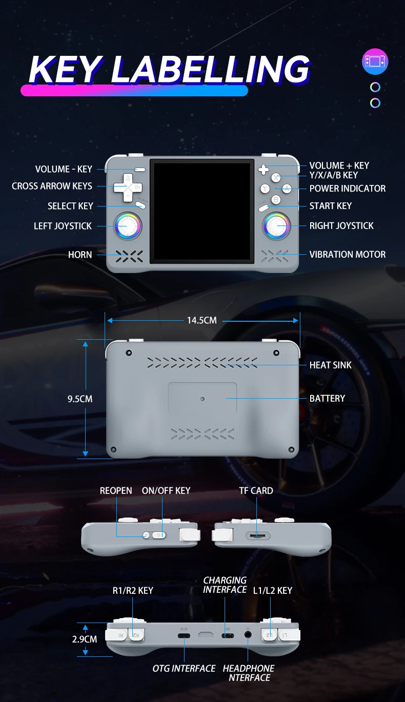 XF40H Plus Wi-Fi Retro Game Console