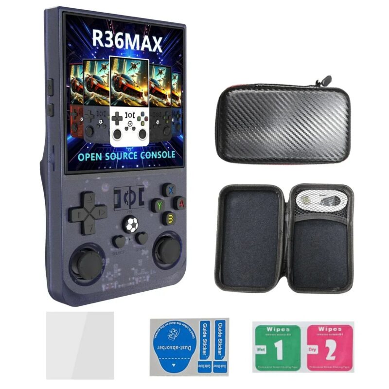 R36 Max Retro Handheld Game Console