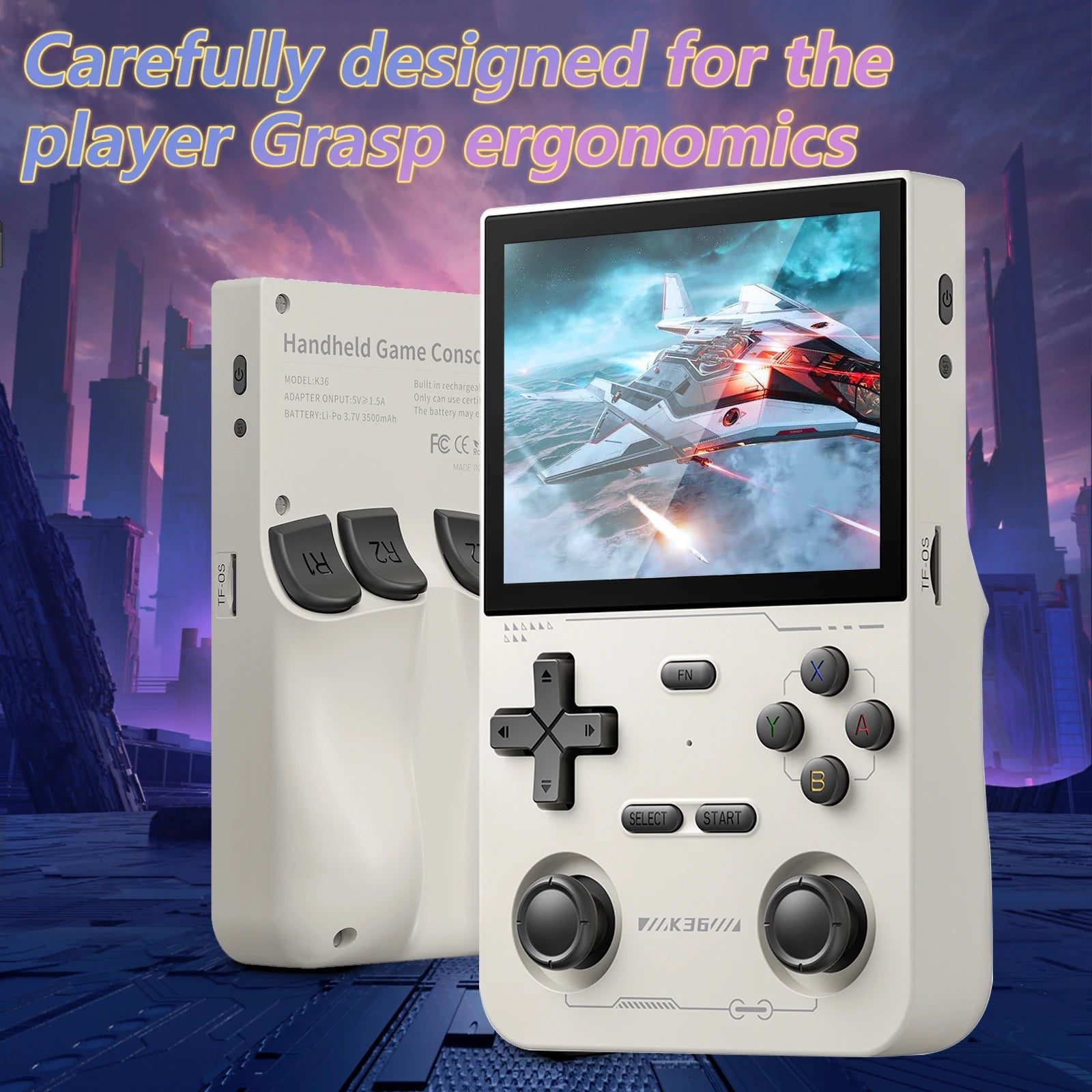 K36 Retro Handheld Game Console