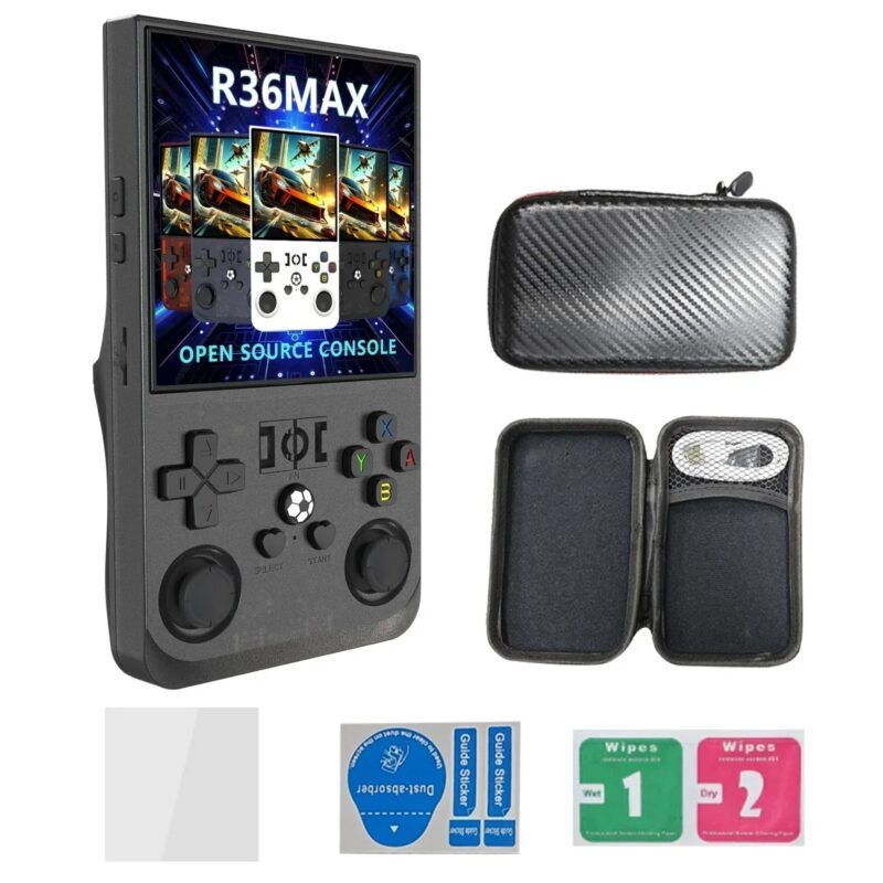 R36 Max Retro Handheld Game Console
