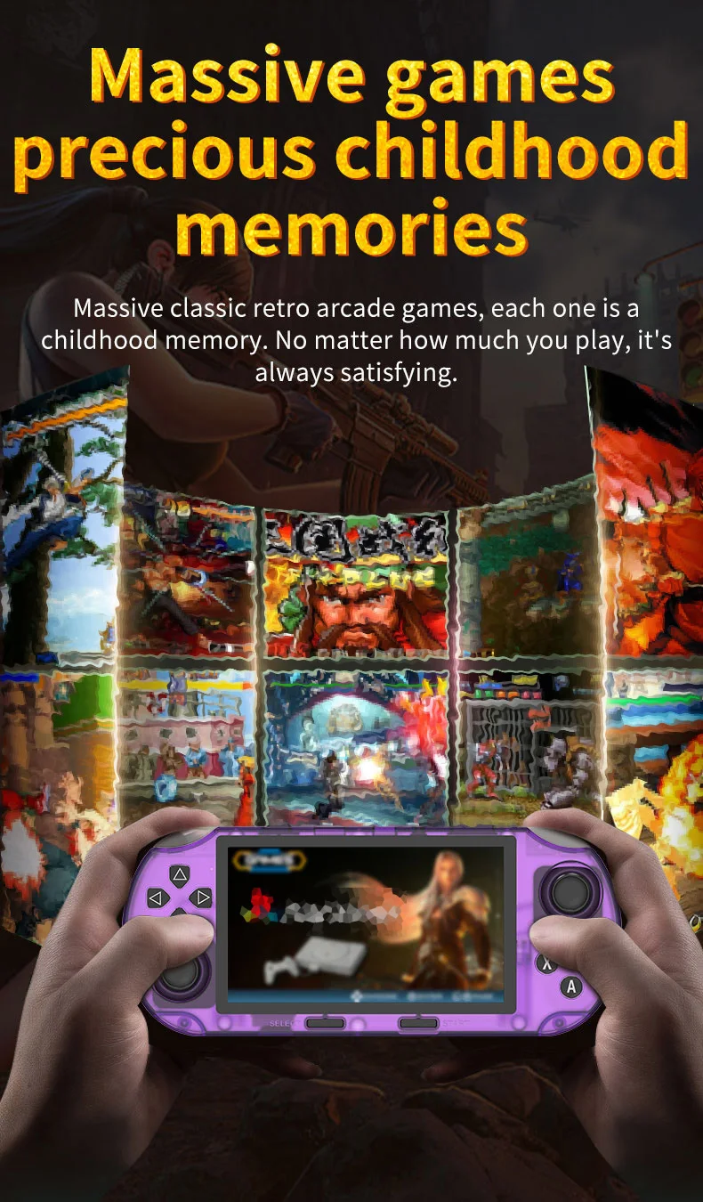 SF3000 HD Retro Handheld Game Console