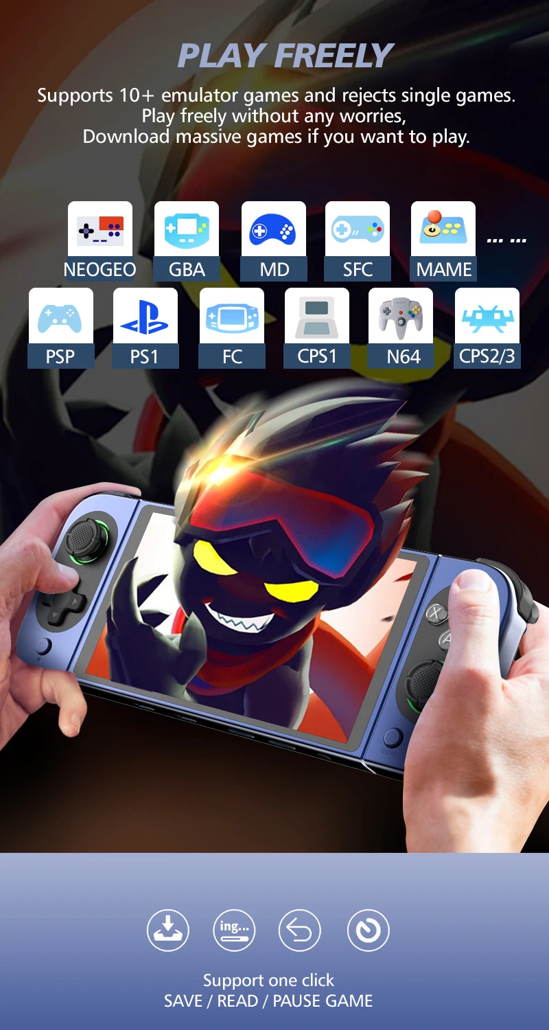 D-50 Plus Retro Handheld Console