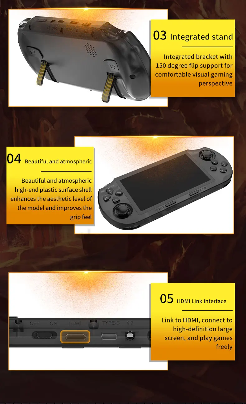 SF3000 HD Retro Handheld Game Console