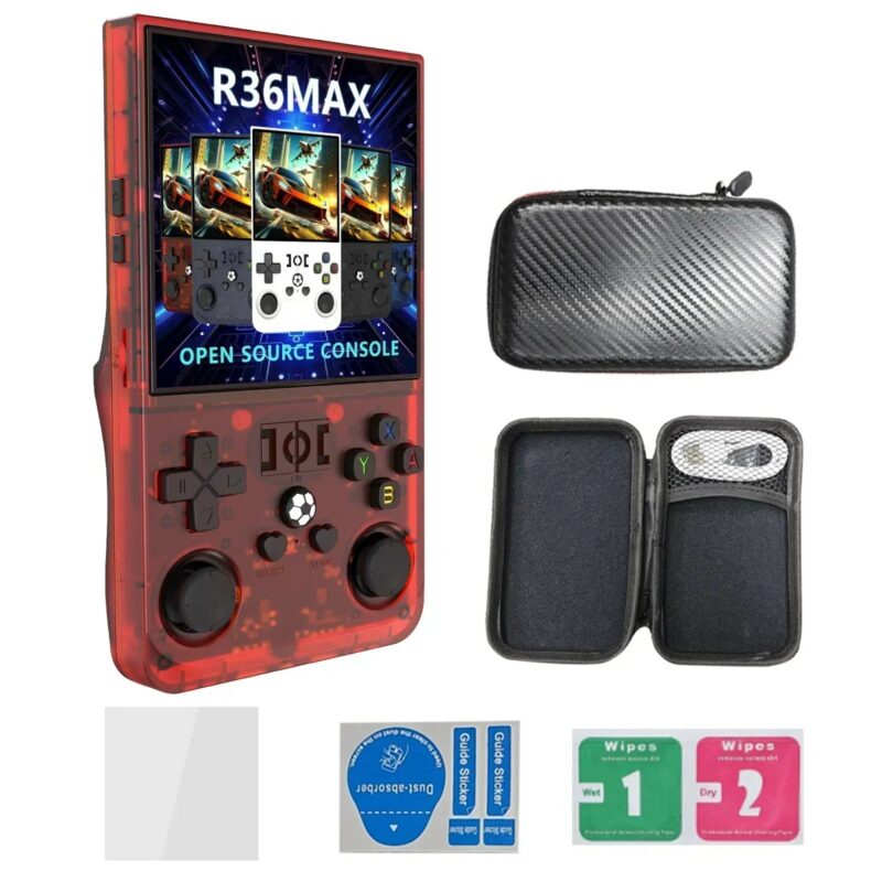 R36 Max Retro Handheld Game Console