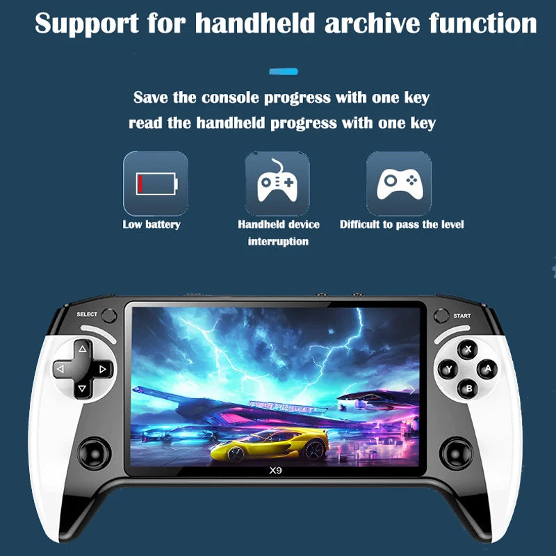 X9 Portable Retro Game Console