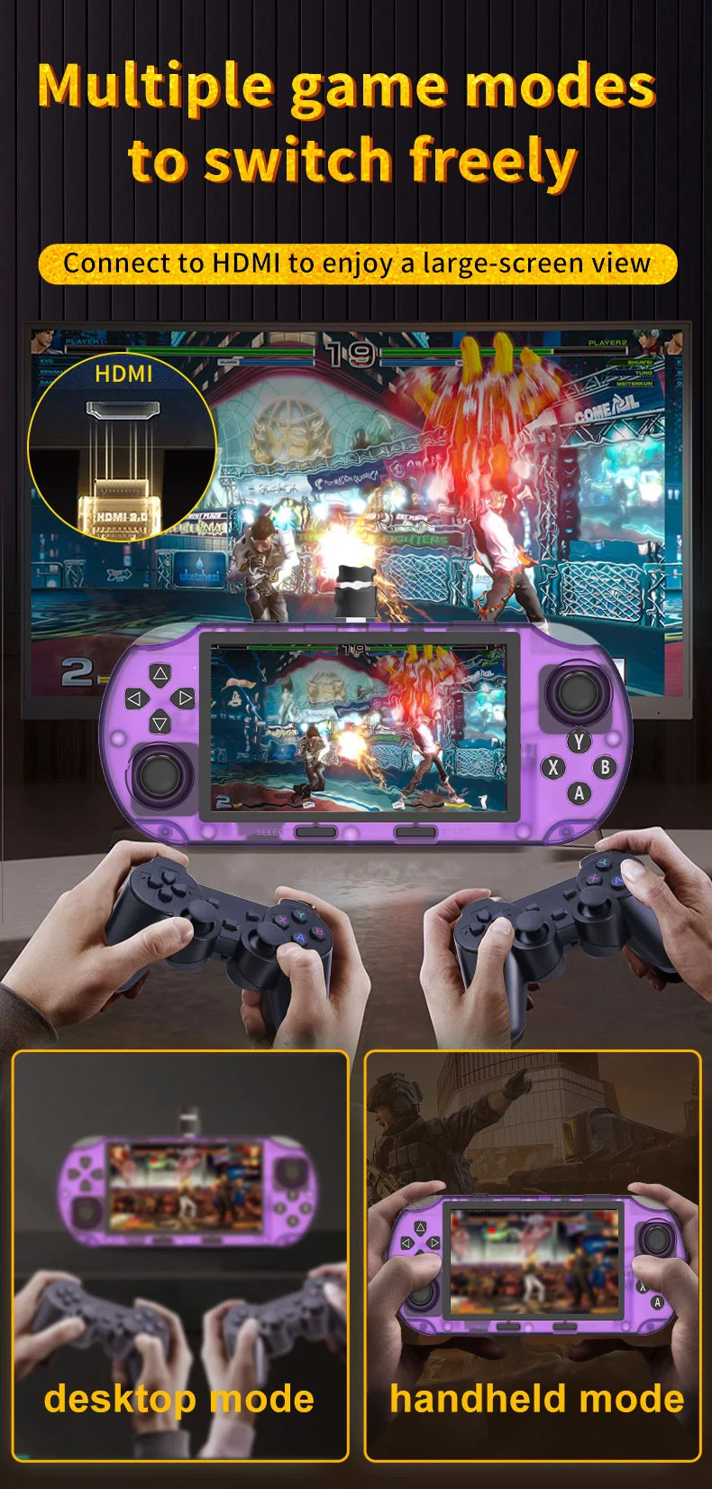 SF3000 HD Retro Handheld Game Console