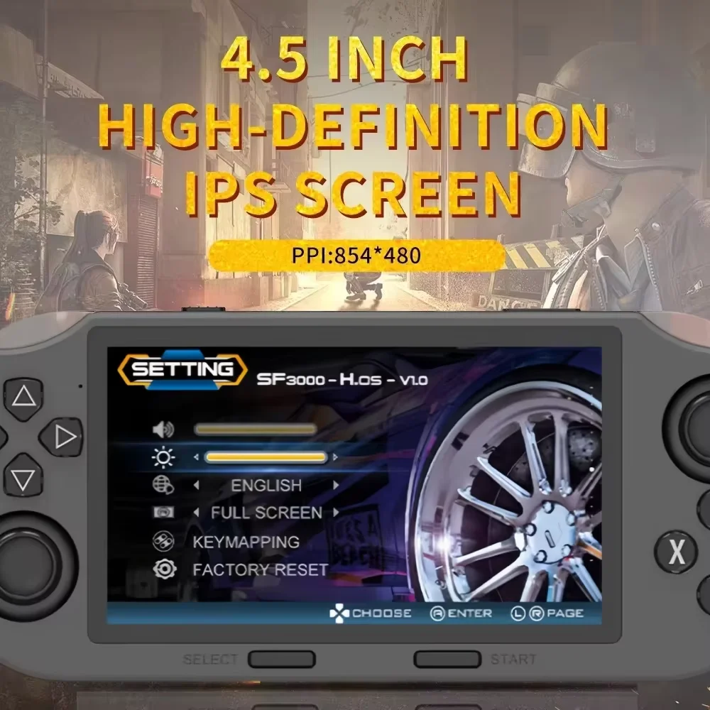 SF3000 Handheld Retro Game Console