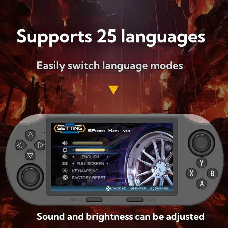 SF3000 Handheld Retro Game Console