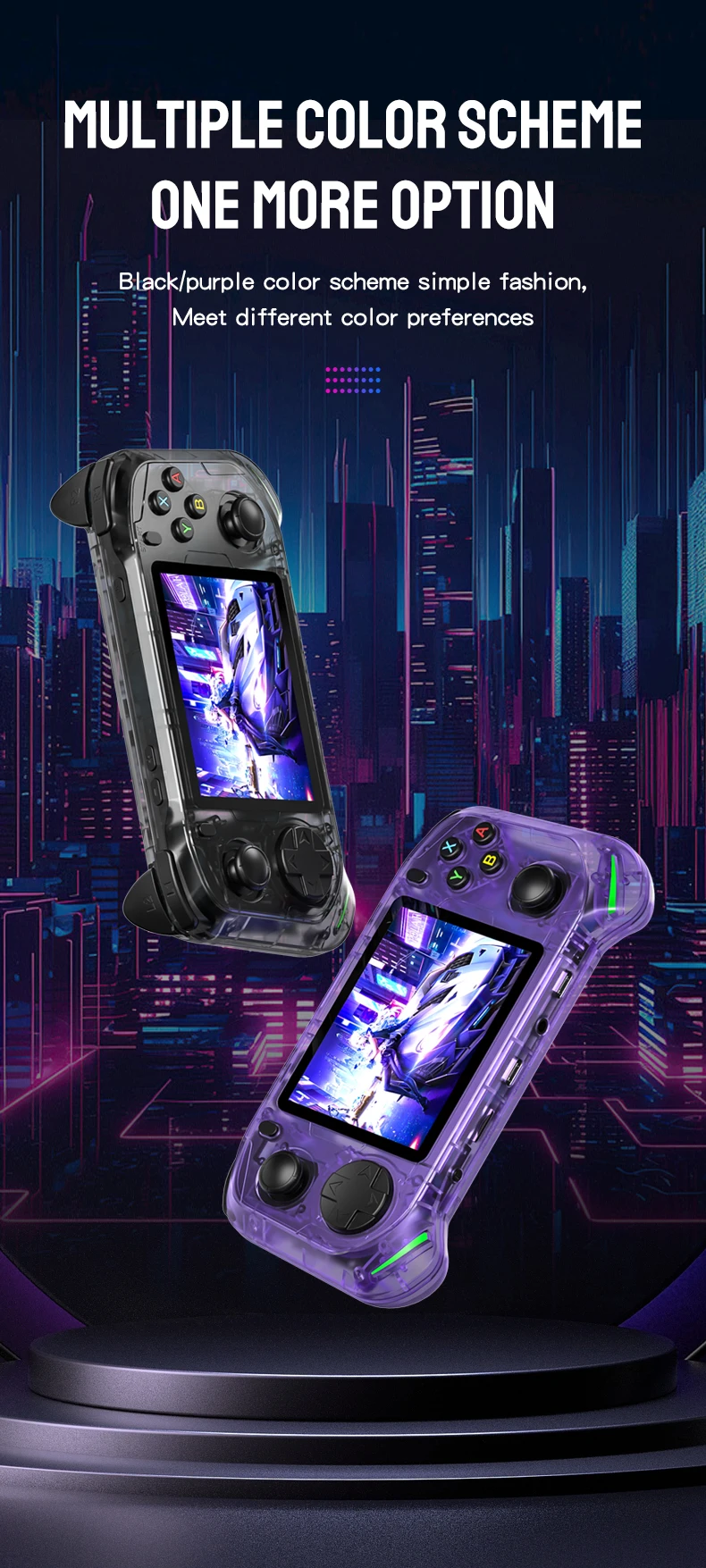 RX6H Retro Handheld Game Console