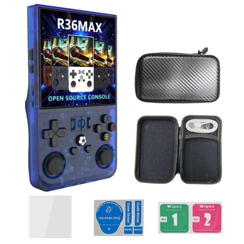 R36 Max Retro Handheld Game Console