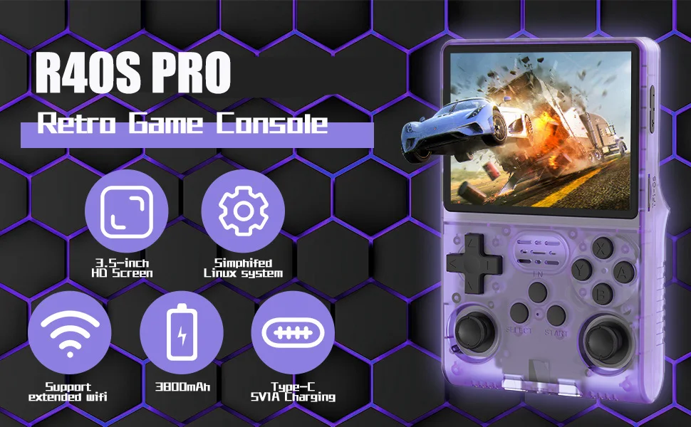 R40S Pro Retro Handheld Console
