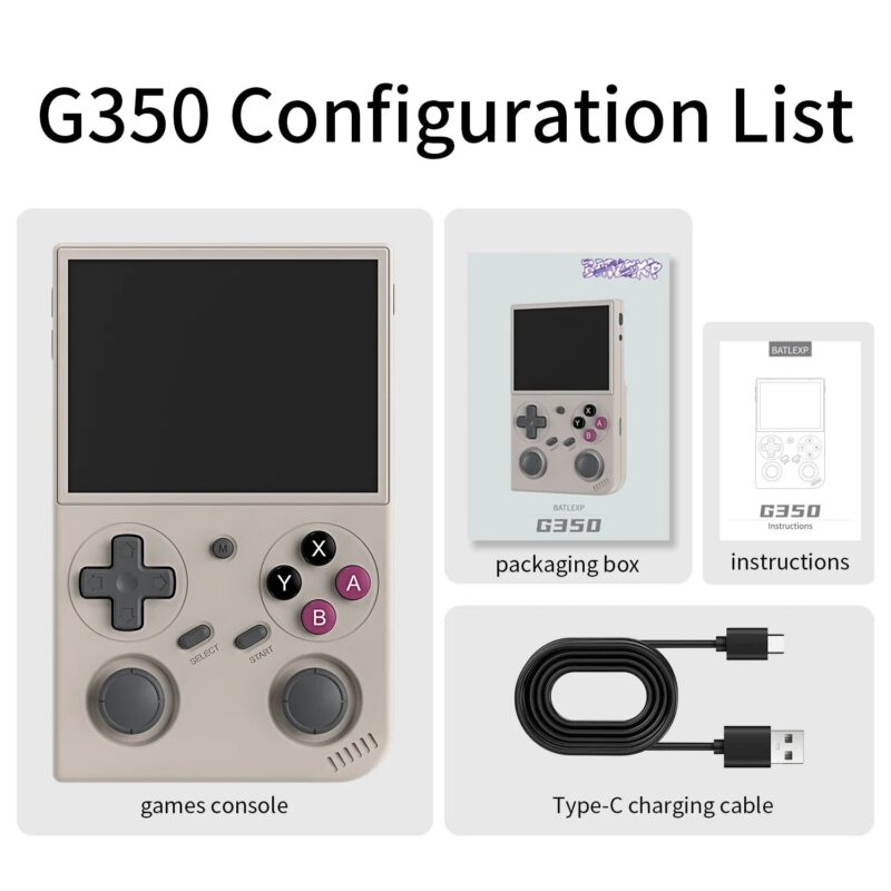 G350 Retro Handheld Console - 3.5-inch IPS Pick