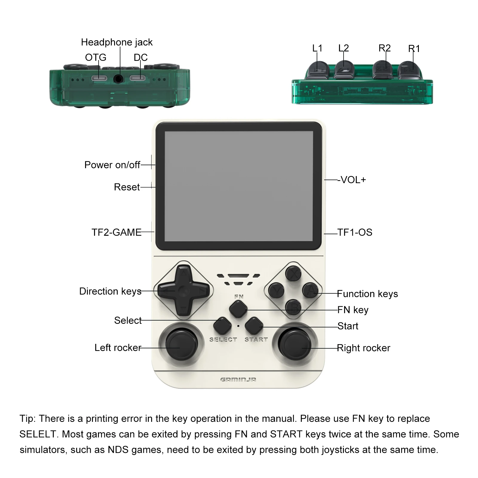 ANS15 Retro Handheld Game Console