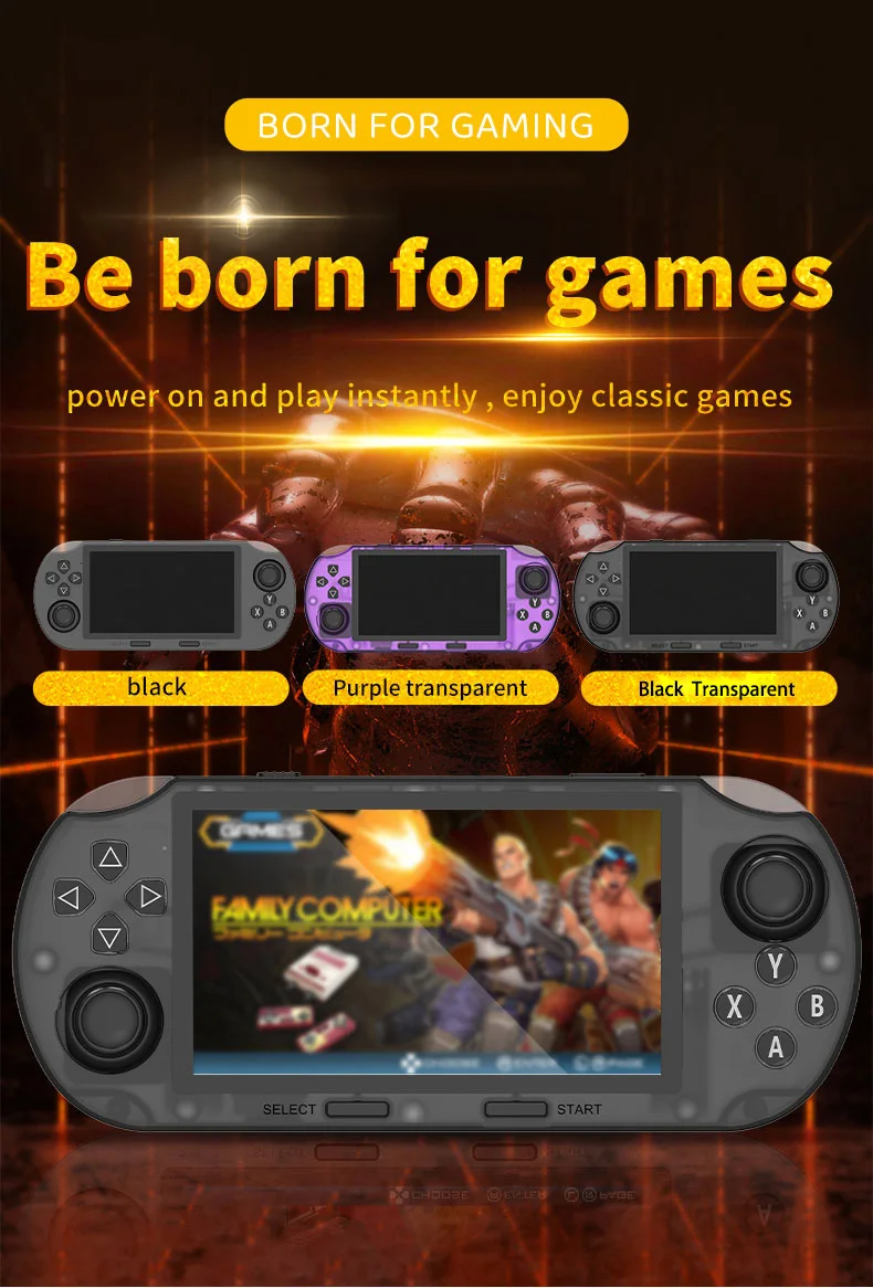 SF3000 HD Retro Handheld Game Console