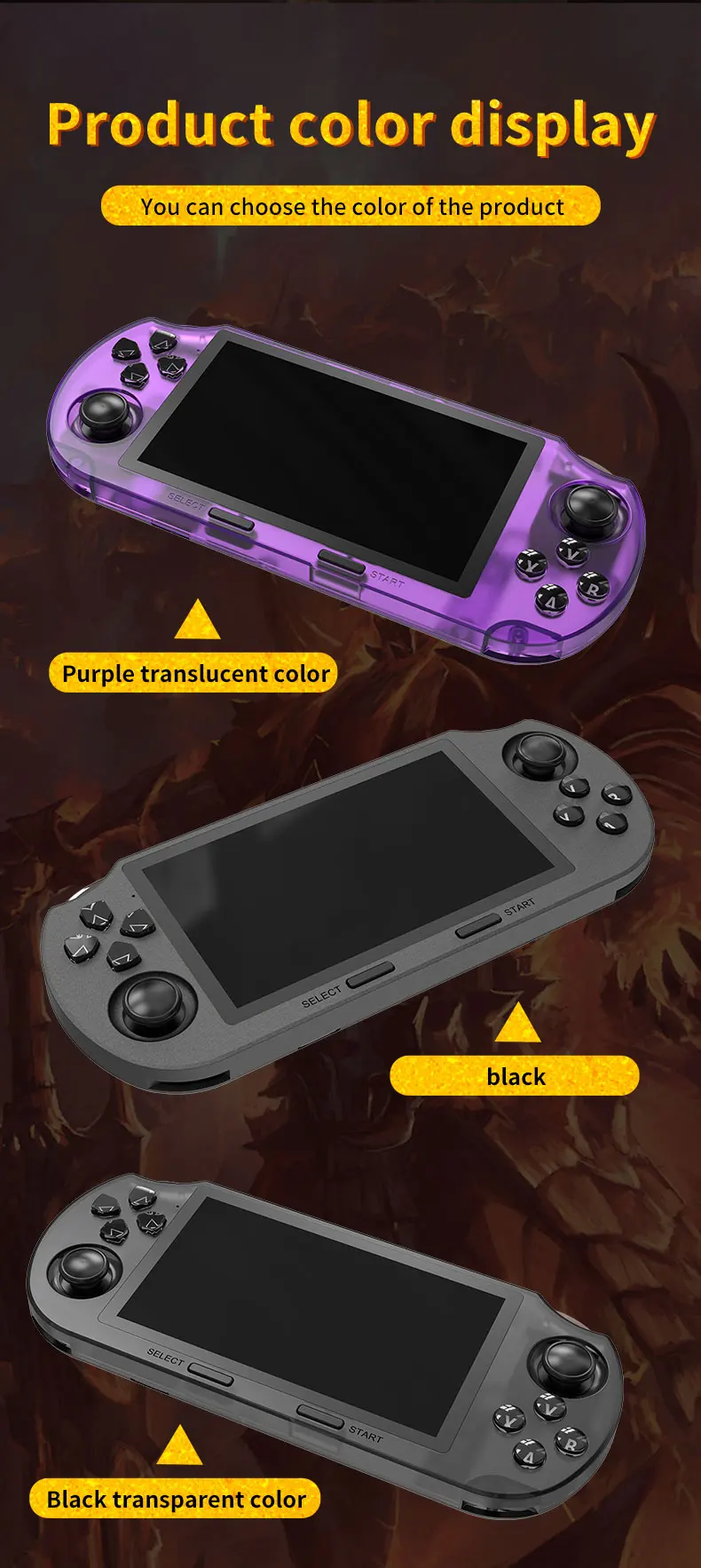 SF3000 HD Retro Handheld Game Console